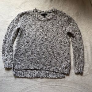 Gray crew neck sweater